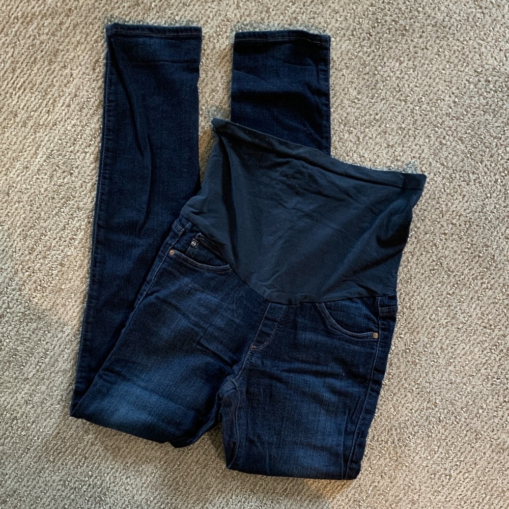 AG Adriano Goldschmied Maternity Jeans Dark Blue, Size 26